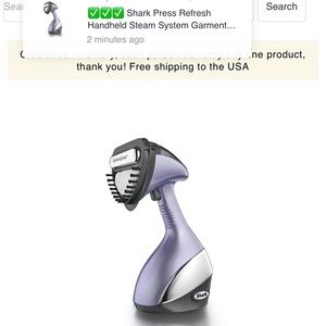 GS 500NN Shark Press & Refresh steamer